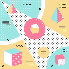 Vector Geometric Pattern and Background