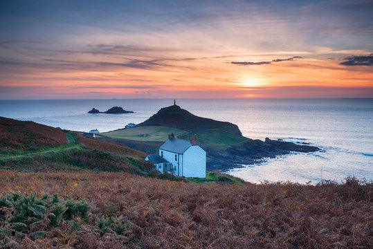 Sunset Over Cape Cornwall