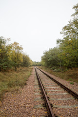 Obraz premium Schienen der Eisenbahn