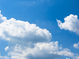 Blue sky and clouds