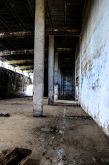 Empty hall warehouse - pusta hala magazyn - obrazy, fototapety, plakaty