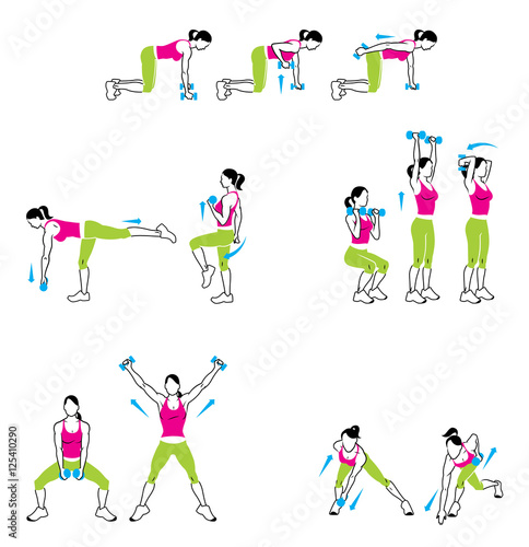 "Hand Weight exercises" Stock image and royalty-free vector files on ...