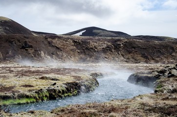 heiße Quellen auf Island
