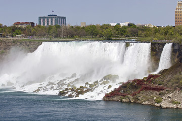 Beautiful photo of the amazing Niagara waterfall at the US side