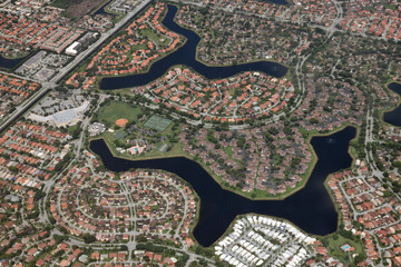 Miami aerial view