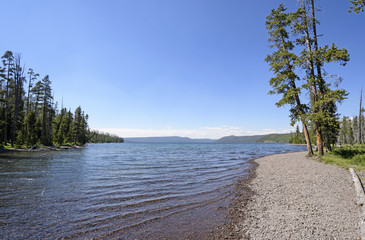 Mountain Lake on a Sunny Day