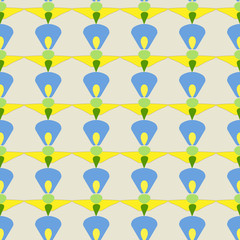 flower abstract seamless pattern 04-10