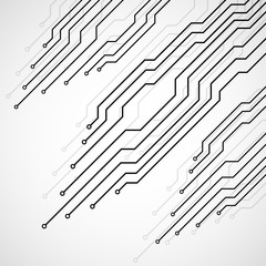 Circuit board, technology background, vector illustration eps 10
