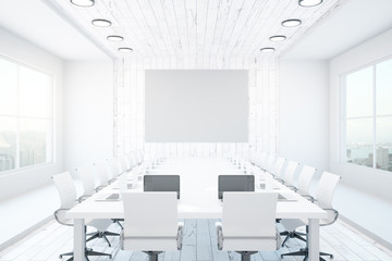 Fototapeta premium White conference room