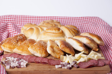 Homemade cakes for breakfas