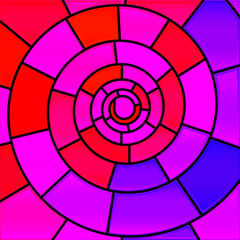 abstract vector stained-glass mosaic background