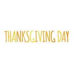 Thanksgiving text vector illustration.