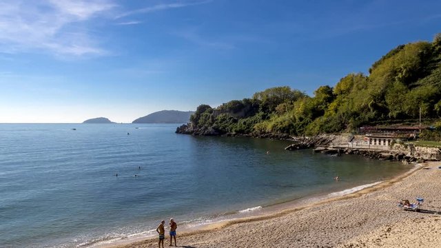 Timelapse Baia Blu - Lerici, Liguria, Italia