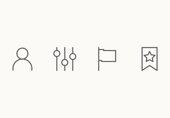 70 Minimalist Icons for UI and UX Interfaces