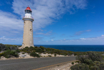 Fototapeta na wymiar Cape Du Couedic lighthouse on Kangaroo Island of Australia