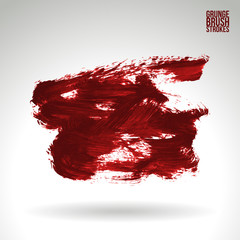 Brushstroke and texture. Vector design.