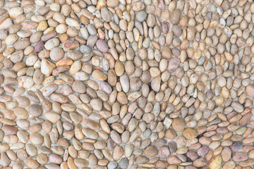 Stone floor in the garden