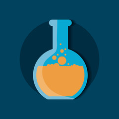 Science chemistry laboratory icon vector illustration graphic design