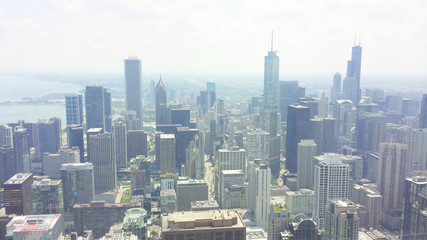 Obraz premium Chicago City Skyline