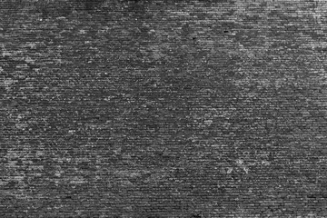 old black and white brick wall, background texture 15