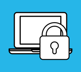 Security system technology icon vector illustration graphic design