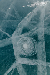 Ice-ax - ice screws on winter fishing.