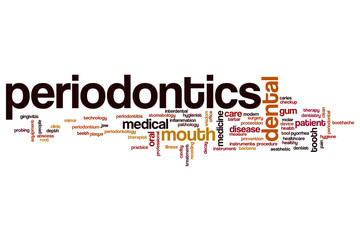 Periodontics word cloud