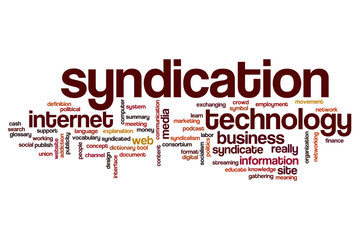 Syndication word cloud