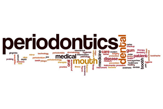 Periodontics Word Cloud