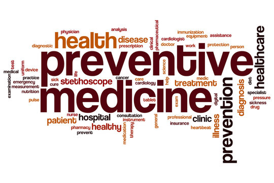 Preventive Medicine Word Cloud