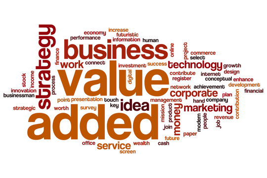 Value added word cloud
