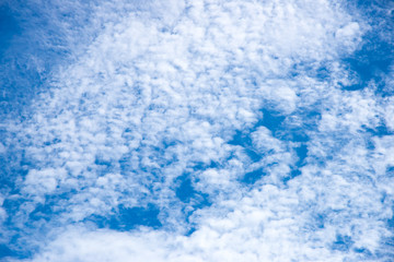 blue sky with cloud closeup