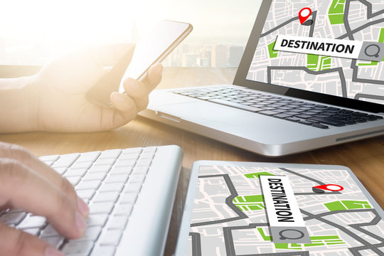 City Map DESTINATION Route Way Route Way Route  City Map Destina