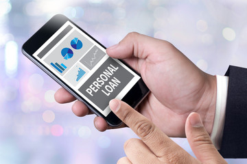 PERSONAL LOAN money with bank employees approve contract