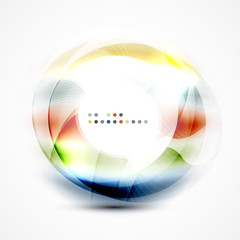 Vector abstract blurred swirl