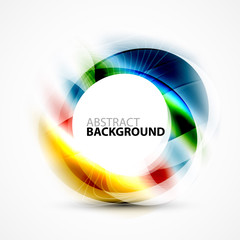 Modern shiny blurred swirl template