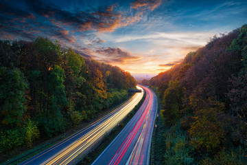 Autobahn in Aachen