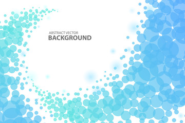 blue circle abstract background