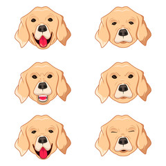 Labrador Retriever Emoticons