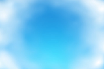 Sky and smooth cloud background simple style