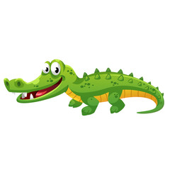 Naklejka premium Crocodile cartoon style