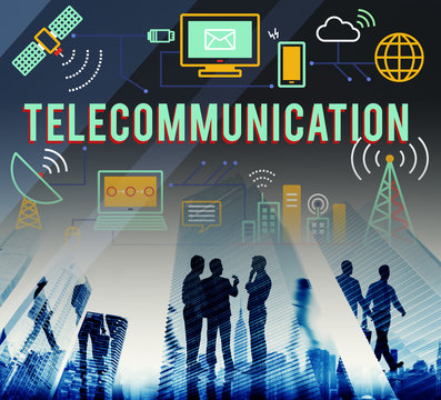 Telecommunication Connection Links Networking Concept