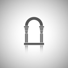 Abstract background - arch silhouette