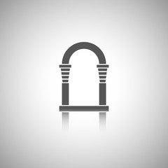 Abstract background - arch silhouette