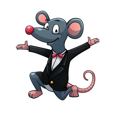 Congrats rat in tuxedo suit