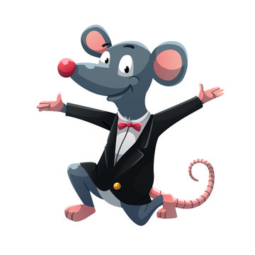 Congrats rat in tuxedo suit