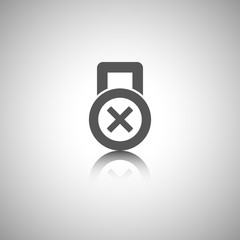 Abstract element for design - safety vector icon