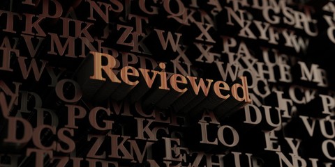 Reviewed - Wooden 3D rendered letters/message.  Can be used for an online banner ad or a print postcard.