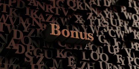 Bonus - Wooden 3D rendered letters/message.  Can be used for an online banner ad or a print postcard.