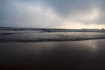 Beach in Agadir city in Morocco in 2016